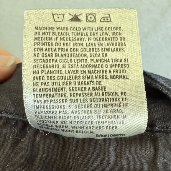 CITIZENS of HUMANITY Brixton Skinny Jeans Women’s Size 26 Black Stretch Denim - Picture 12 of 16